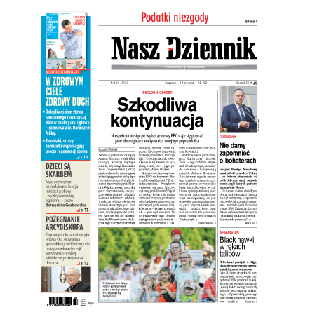 Nasz Dziennik z dnia 19.08.2021 wydanie PDF
