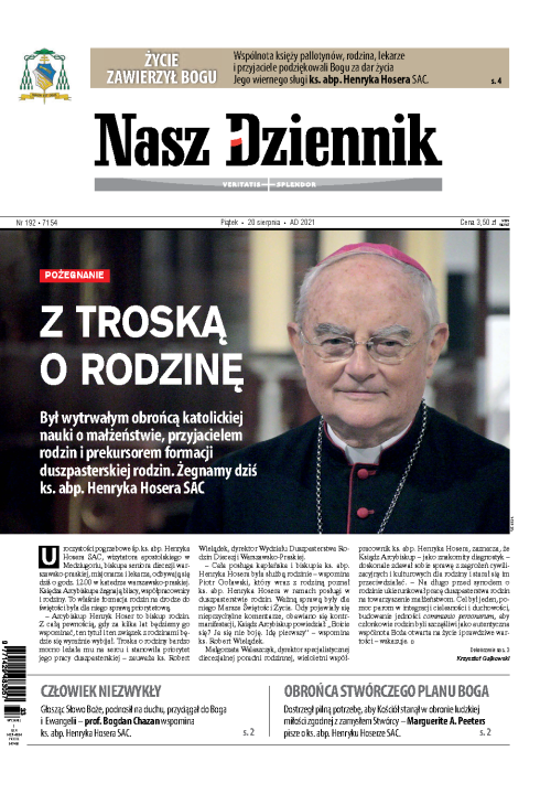 Nasz Dziennik z dnia 20.08.2021 wydanie PDF