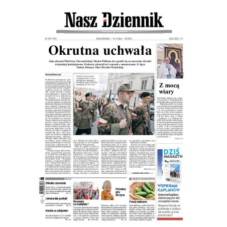 Nasz Dziennik z dnia 13.07.2013 wydanie PDF