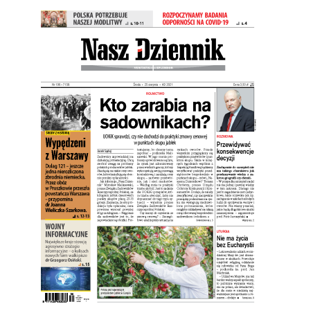 Nasz Dziennik z dnia 25.08.2021 wydanie PDF