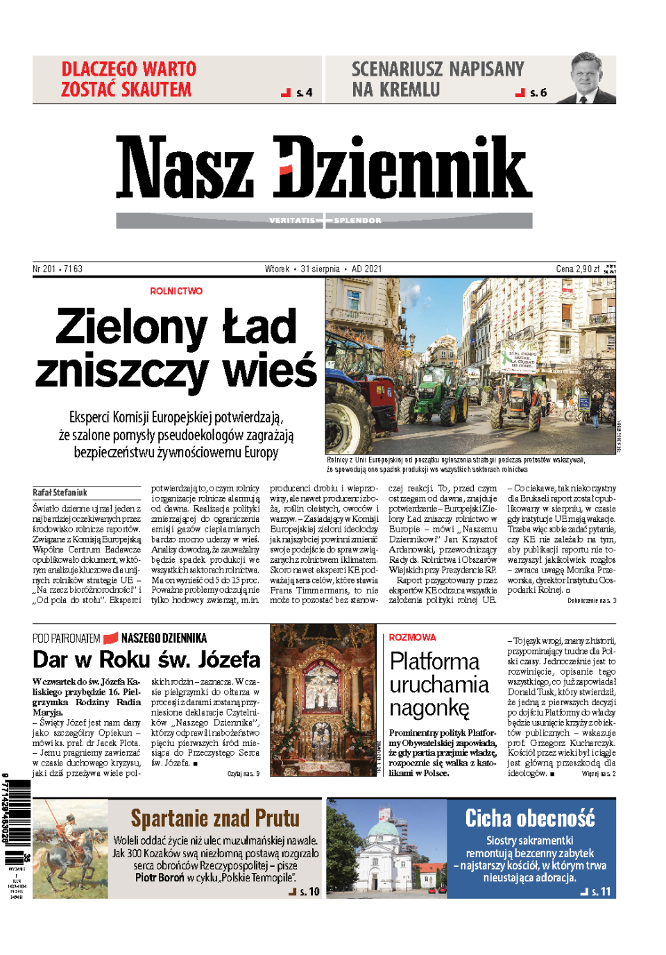 Nasz Dziennik z dnia 31.08.2021 wydanie PDF