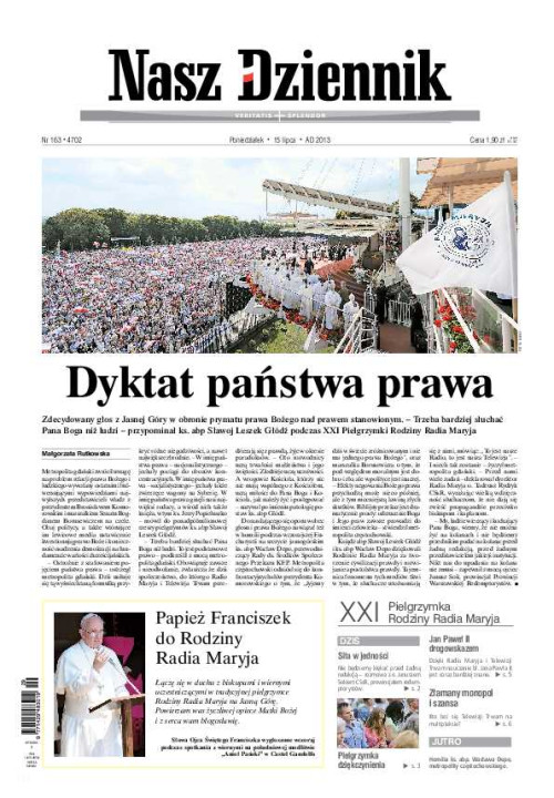 Nasz Dziennik z dnia 15.07.2013 wydanie PDF