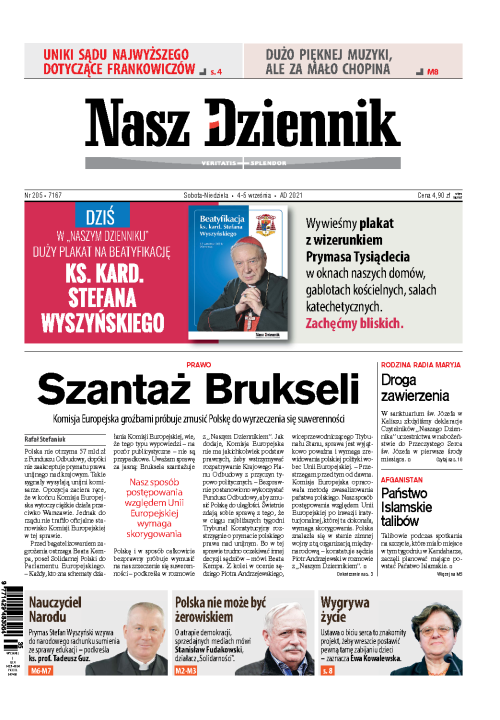 Nasz Dziennik z dnia 04.09.2021 wydanie PDF