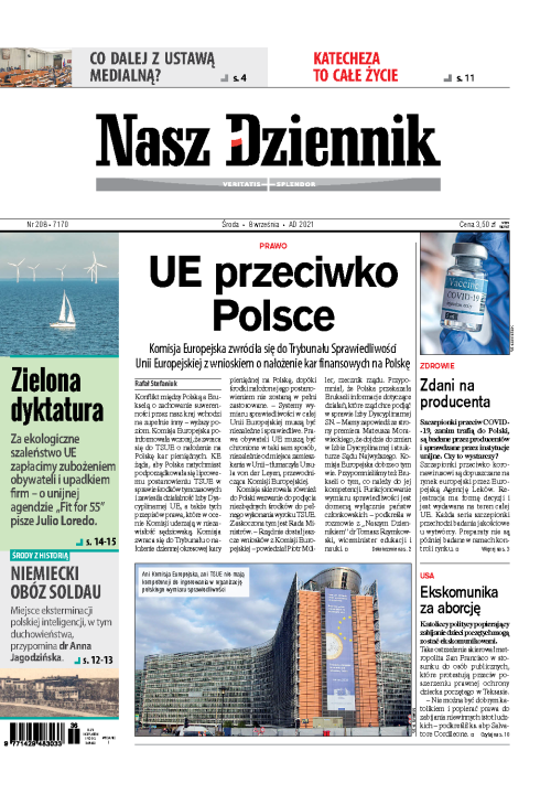 Nasz Dziennik z dnia 08.09.2021 wydanie PDF