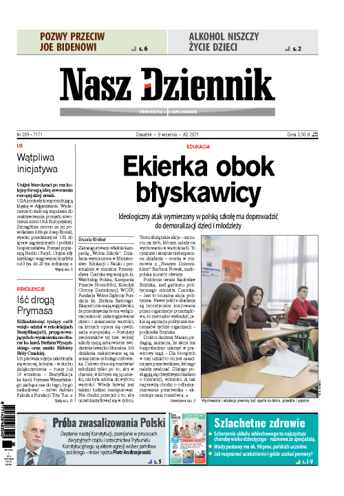 Nasz Dziennik z dnia 09.09.2021 wydanie PDF