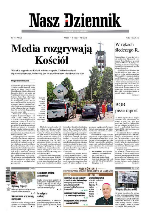 Nasz Dziennik z dnia 16.07.2013 wydanie PDF