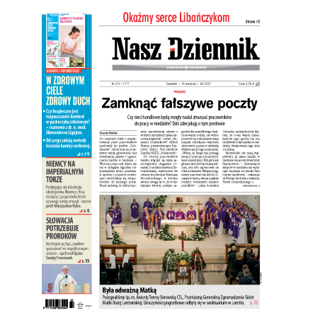 Nasz Dziennik z dnia 16.09.2021 wydanie PDF