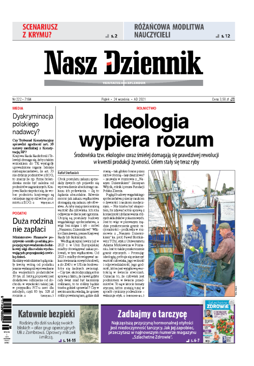 Nasz Dziennik z dnia 24.09.2021 wydanie PDF
