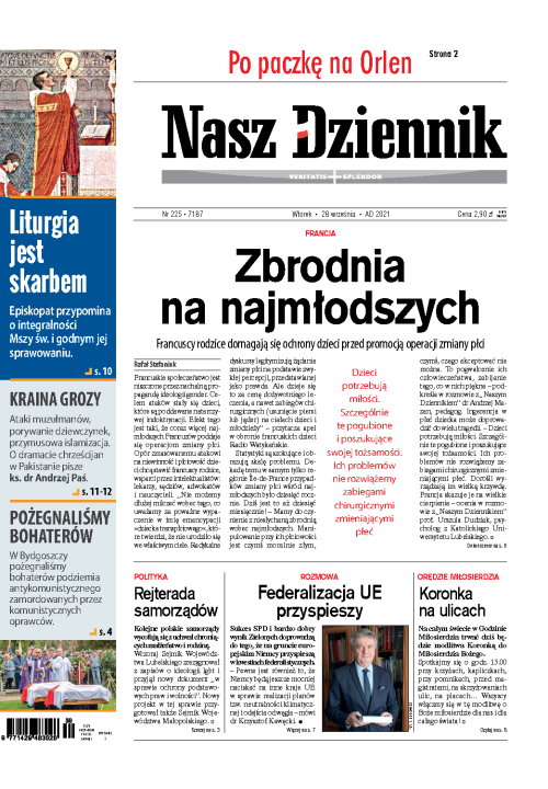 Nasz Dziennik z dnia 28.09.2021 wydanie PDF