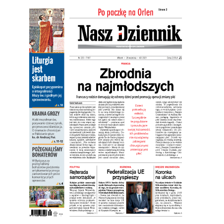 Nasz Dziennik z dnia 28.09.2021 wydanie PDF