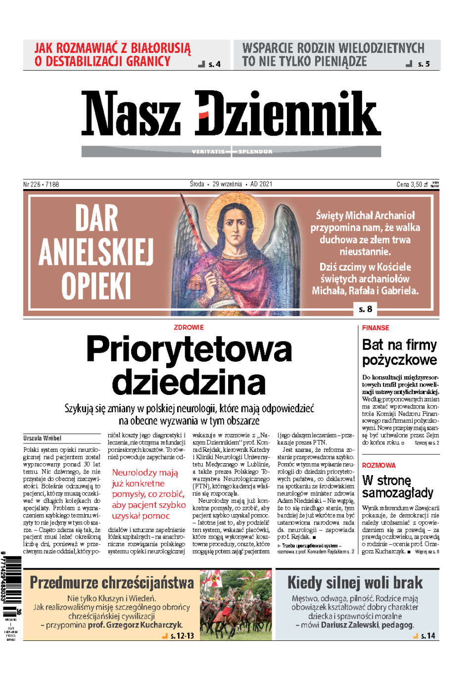 Nasz Dziennik z dnia 29.09.2021 wydanie PDF
