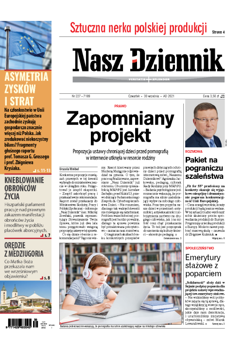 Nasz Dziennik z dnia 30.09.2021 wydanie PDF