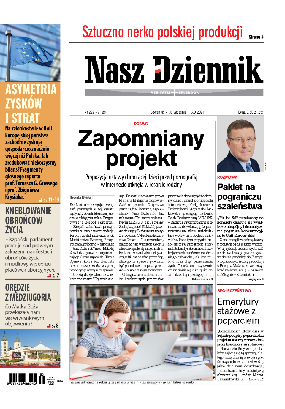Nasz Dziennik z dnia 30.09.2021 wydanie PDF
