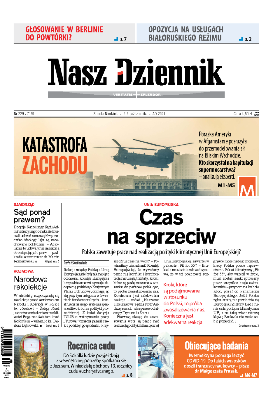 Nasz Dziennik z dnia 02.10.2021 wydanie PDF