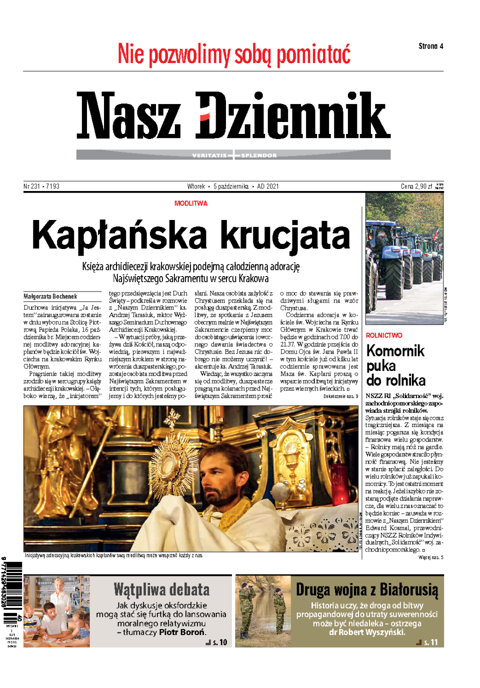 Nasz Dziennik z dnia 05.10.2021 wydanie PDF
