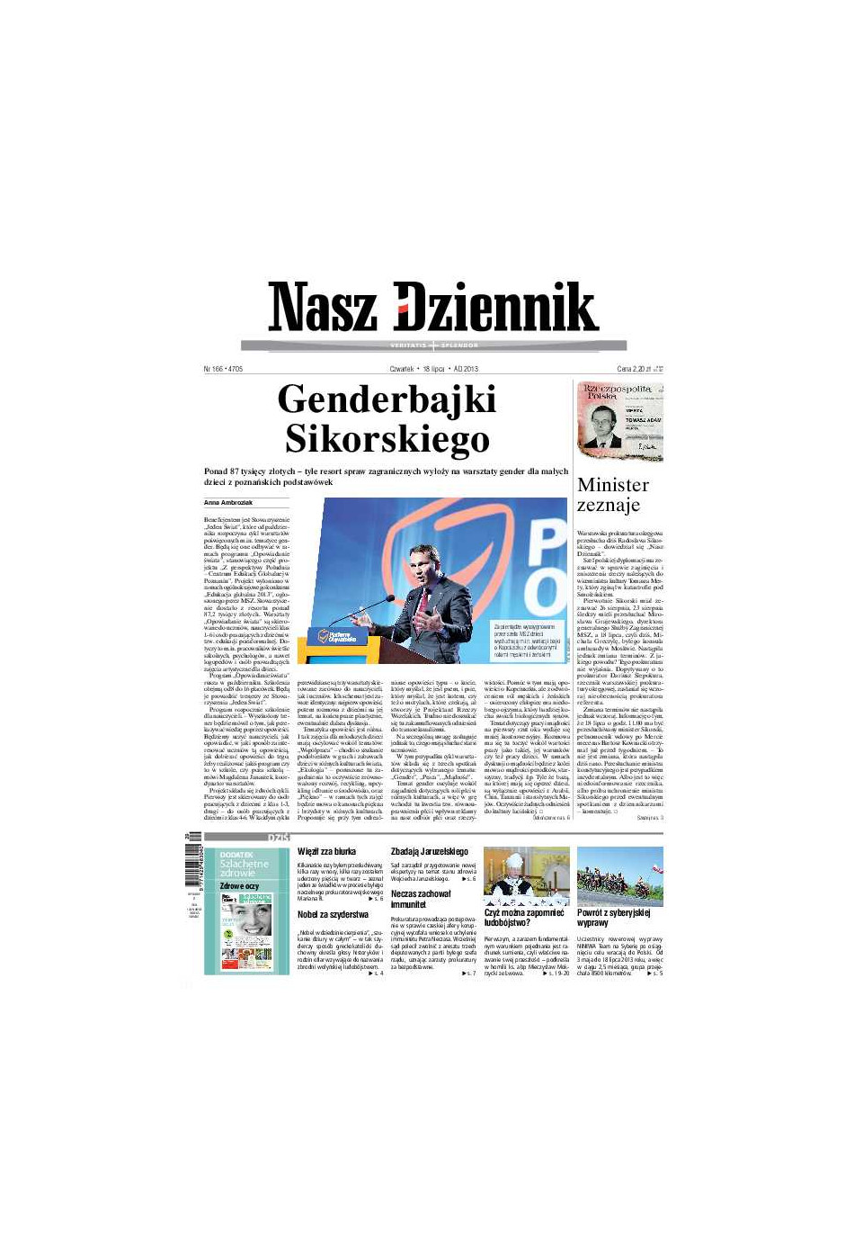Nasz Dziennik z dnia 18.07.2013 wydanie PDF