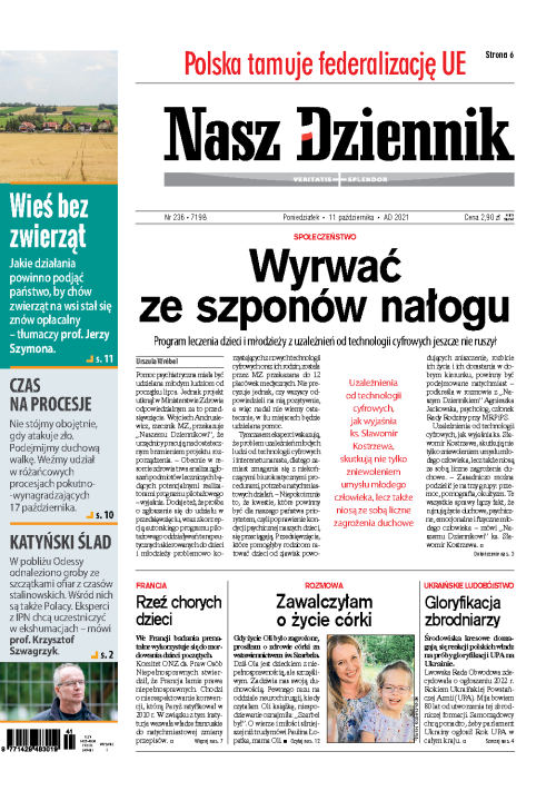 Nasz Dziennik z dnia 11.10.2021 wydanie PDF