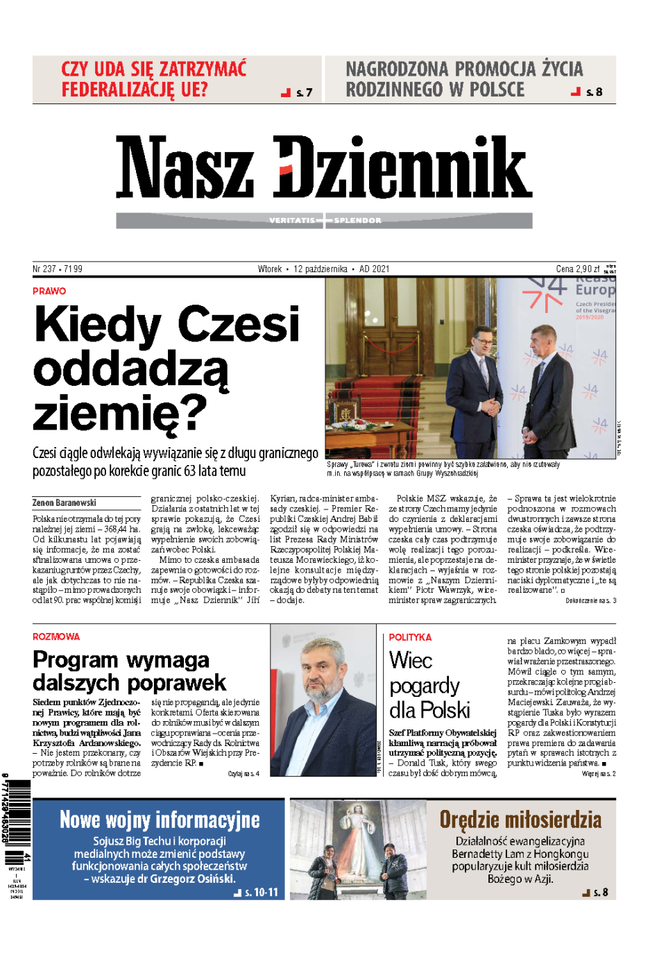 Nasz Dziennik z dnia 12.10.2021 wydanie PDF
