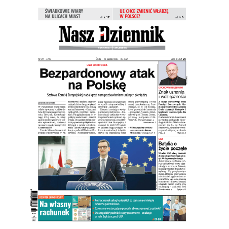 Nasz Dziennik z dnia 20.10.2021 wydanie PDF