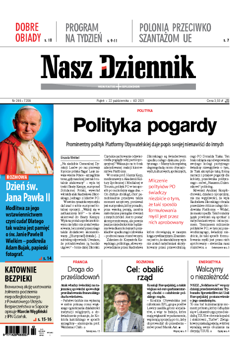 Nasz Dziennik z dnia 22.10.2021 wydanie PDF