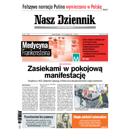 Nasz Dziennik z dnia 23.10.2021 wydanie PDF