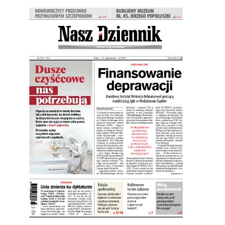 Nasz Dziennik z dnia 27.10.2021 wydanie PDF