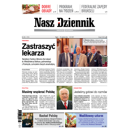 Nasz Dziennik z dnia 29.10.2021 wydanie PDF