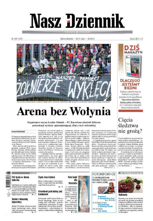 Nasz Dziennik z dnia 20.07.2013 wydanie PDF