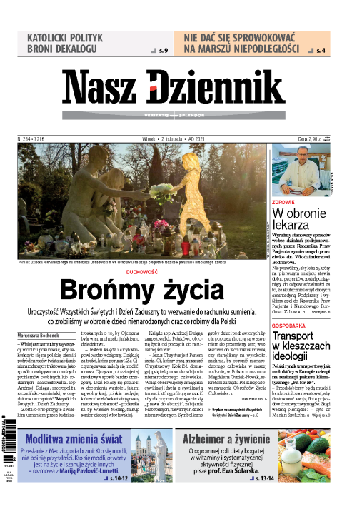 Nasz Dziennik z dnia 02.11.2021 wydanie PDF