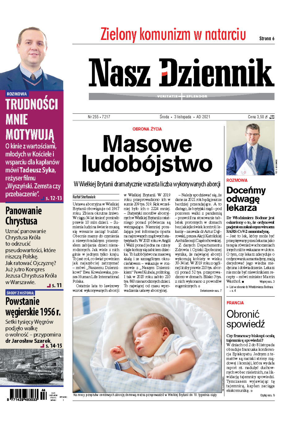 Nasz Dziennik z dnia 03.11.2021 wydanie PDF