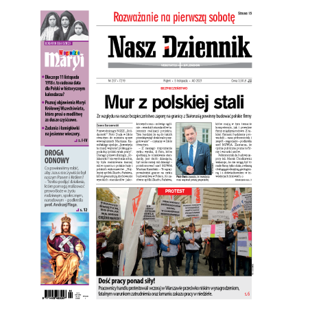 Nasz Dziennik z dnia 05.11.2021 wydanie PDF