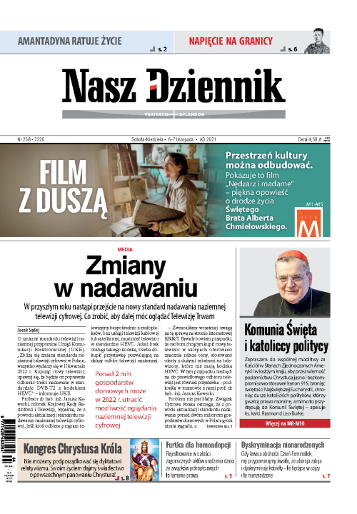 Nasz Dziennik z dnia 06.11.2021 wydanie PDF