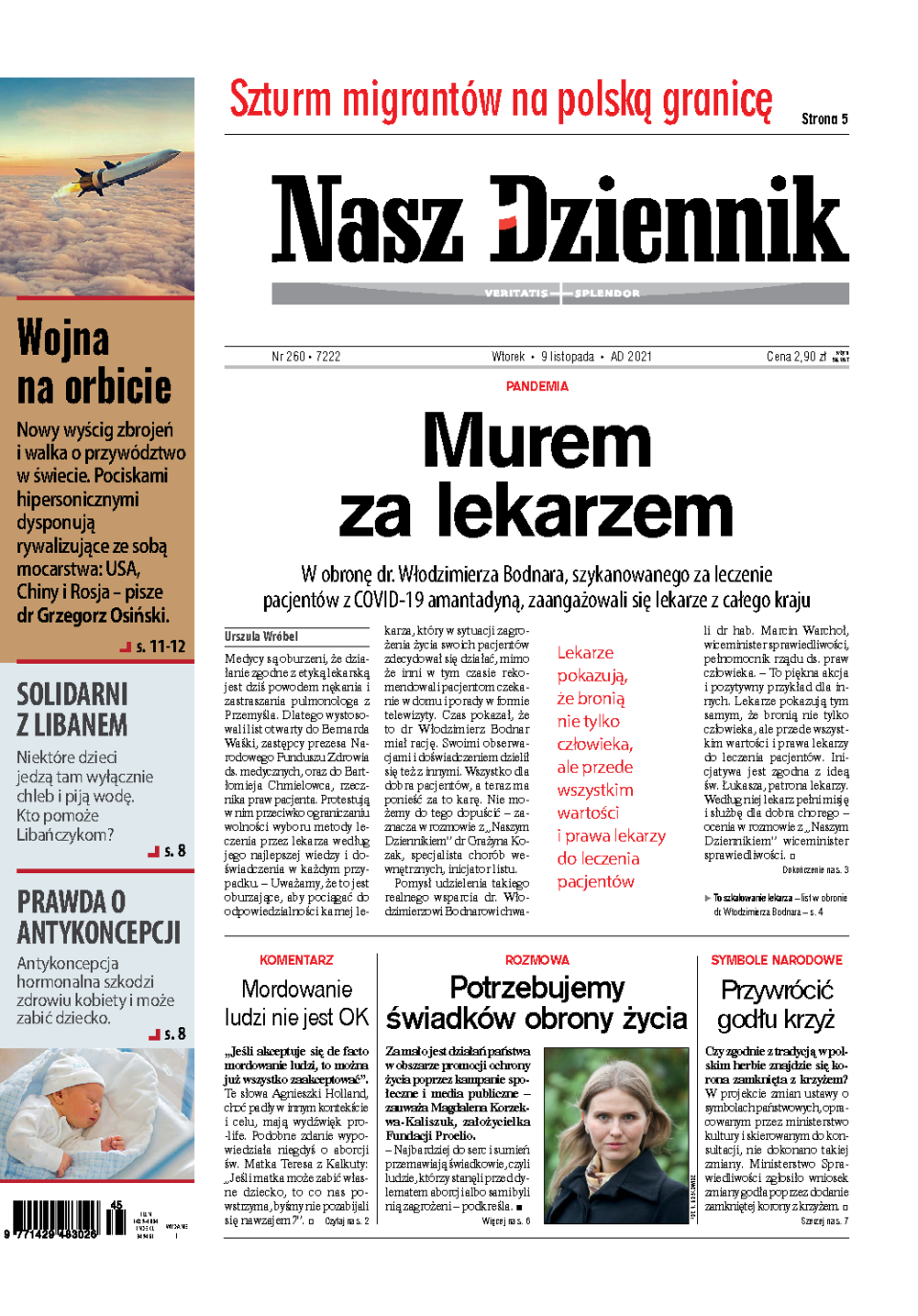 Nasz Dziennik z dnia 09.11.2021 wydanie PDF