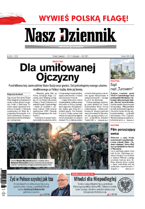 Nasz Dziennik z dnia 10.11.2021 wydanie PDF