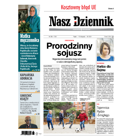 Nasz Dziennik z dnia 19.11.2021 wydanie PDF