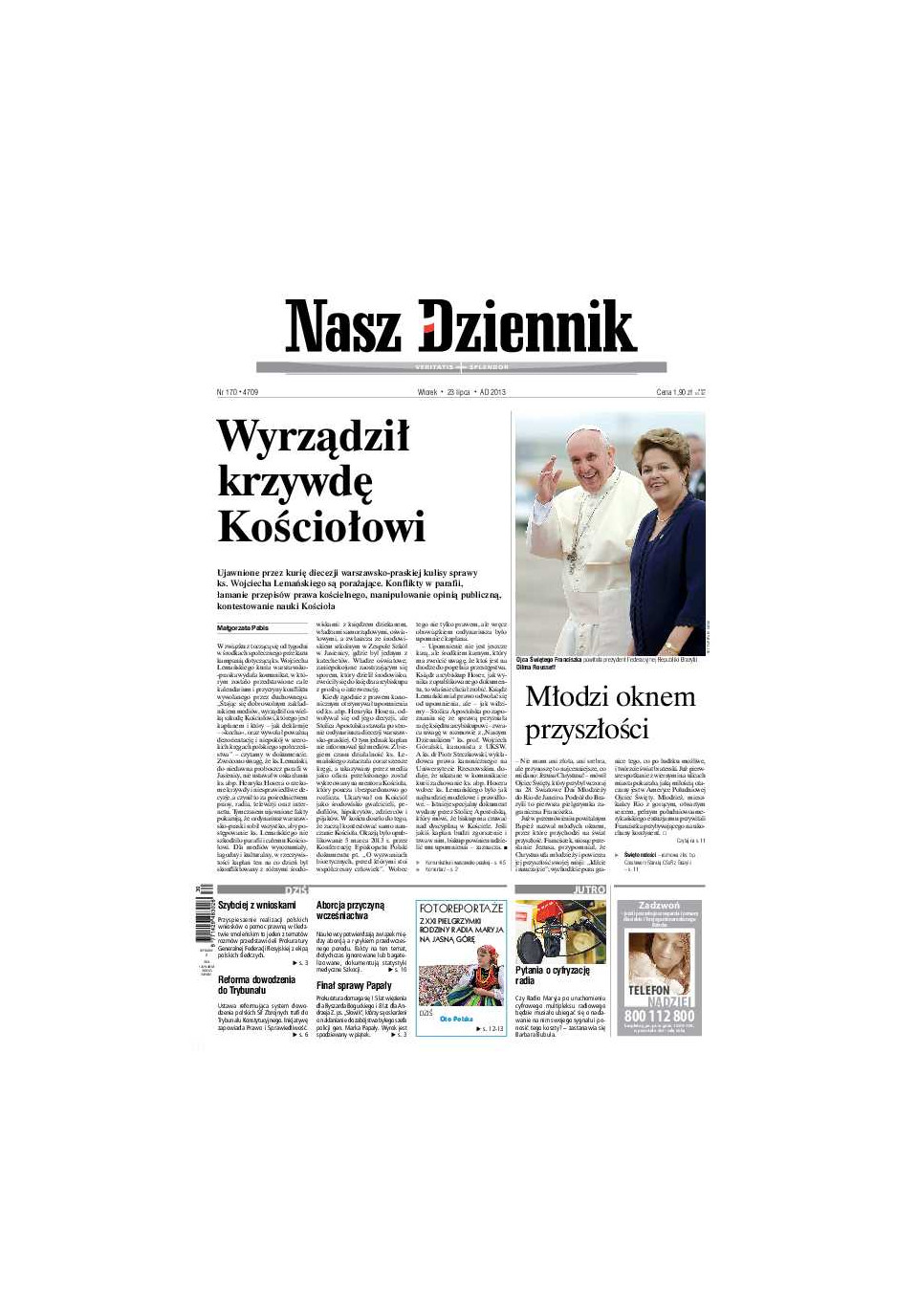 Nasz Dziennik z dnia 23.07.2013 wydanie PDF