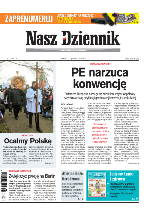 Nasz Dziennik z dnia 02.12.2021 wydanie PDF