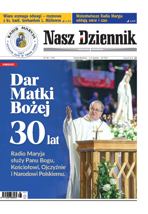 Nasz Dziennik z dnia 04.12.2021 wydanie PDF