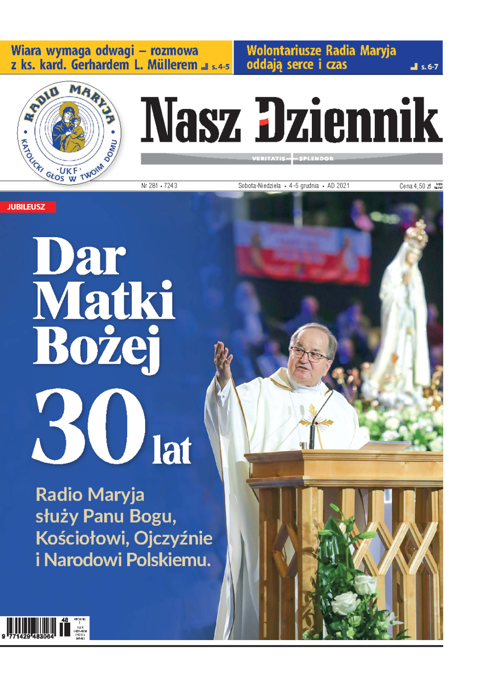 Nasz Dziennik z dnia 04.12.2021 wydanie PDF