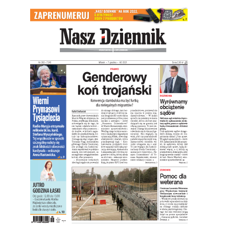 Nasz Dziennik z dnia 07.12.2021 wydanie PDF