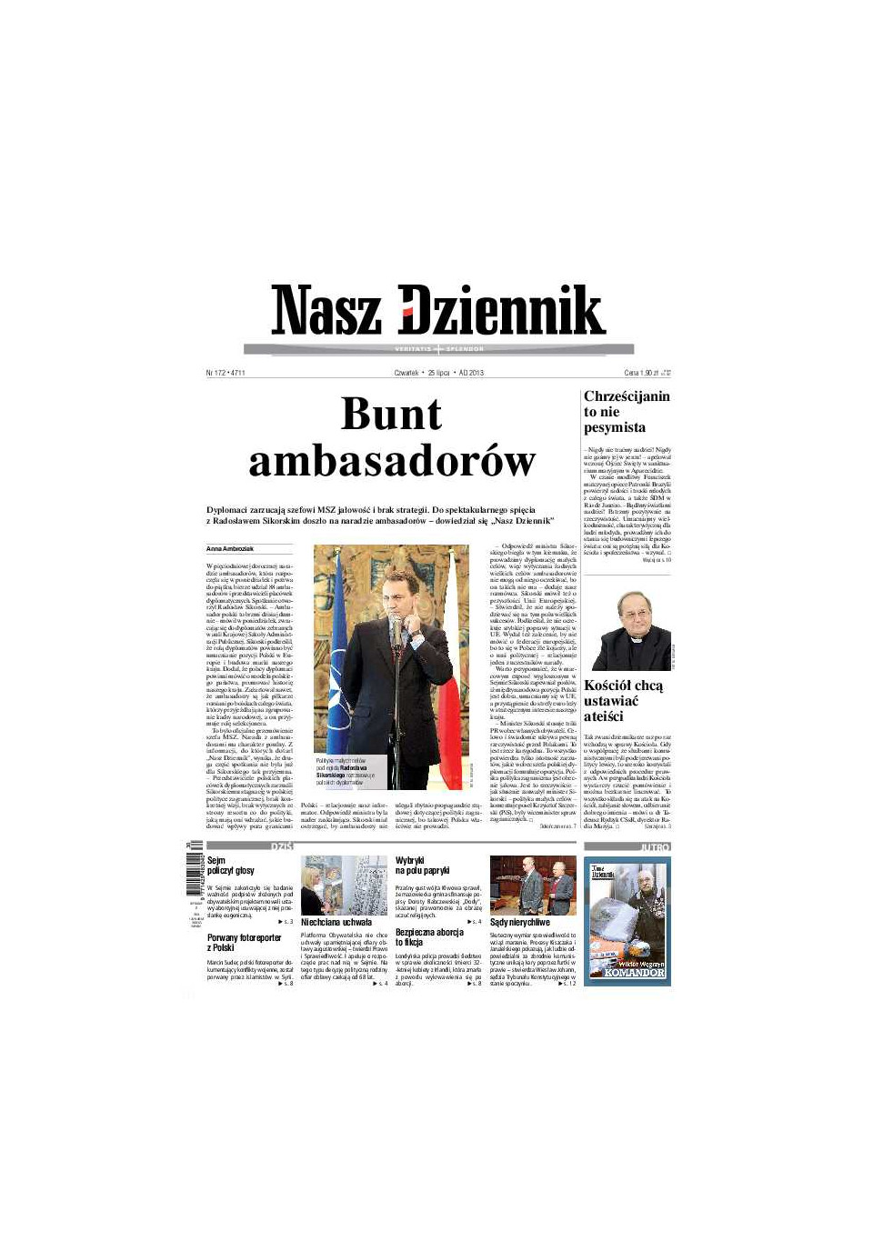 Nasz Dziennik z dnia 25.07.2013 wydanie PDF