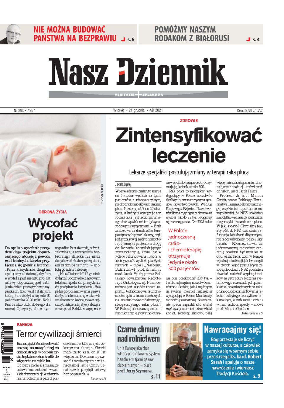 Nasz Dziennik z dnia 21.12.2021 wydanie PDF