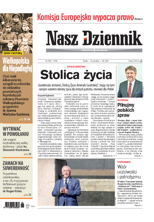 Nasz Dziennik z dnia 22.12.2021 wydanie PDF
