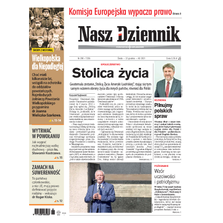 Nasz Dziennik z dnia 22.12.2021 wydanie PDF
