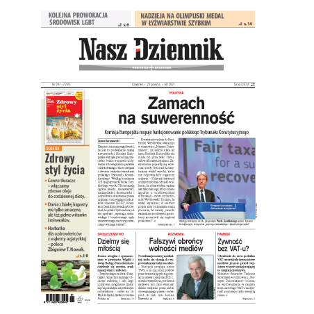 Nasz Dziennik z dnia 23.12.2021 wydanie PDF