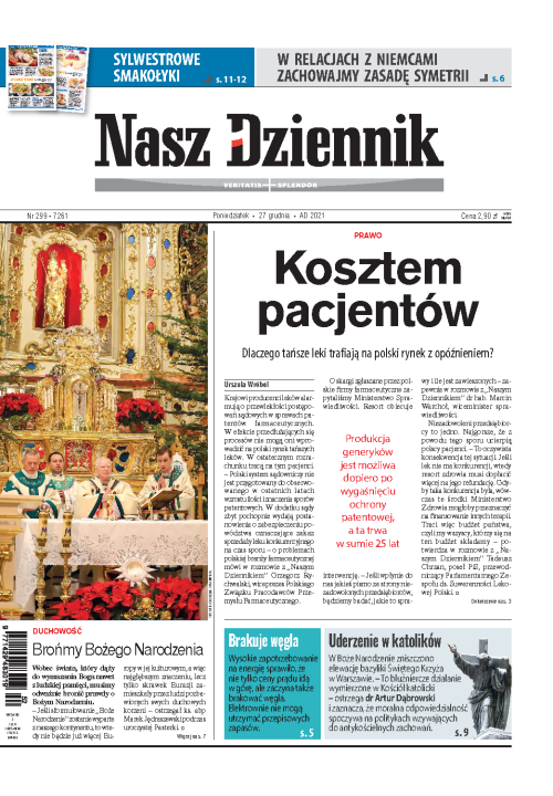 Nasz Dziennik z dnia 27.12.2021 wydanie PDF