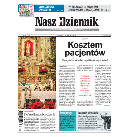 Nasz Dziennik z dnia 27.12.2021 wydanie PDF