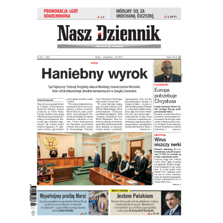 Nasz Dziennik z dnia 29.12.2021 wydanie PDF