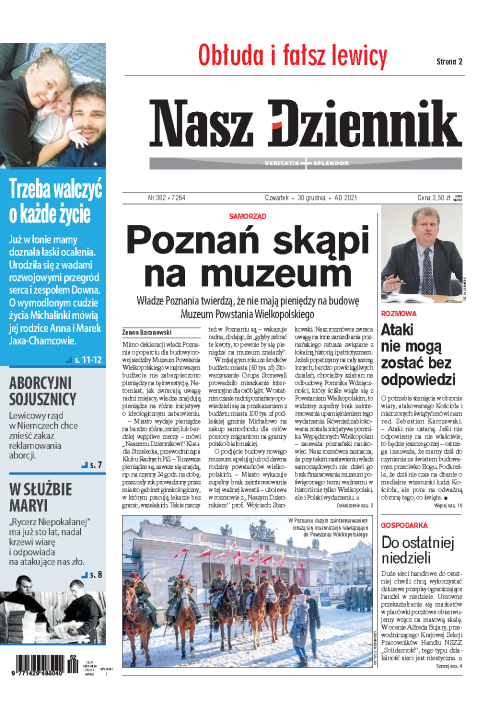 Nasz Dziennik z dnia 30.12.2021 wydanie PDF