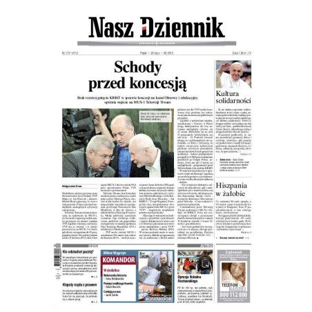 Nasz Dziennik z dnia 26.07.2013 wydanie PDF